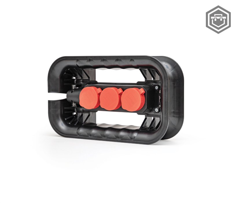 Cable Winder+ Navíječ kabelů se zásuvkovou lištou | Qbrick System