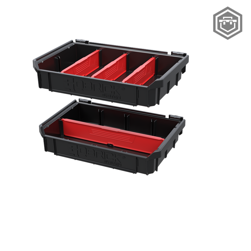 Dílenské police Custom Toolbox Shelf Set | Qbrick System