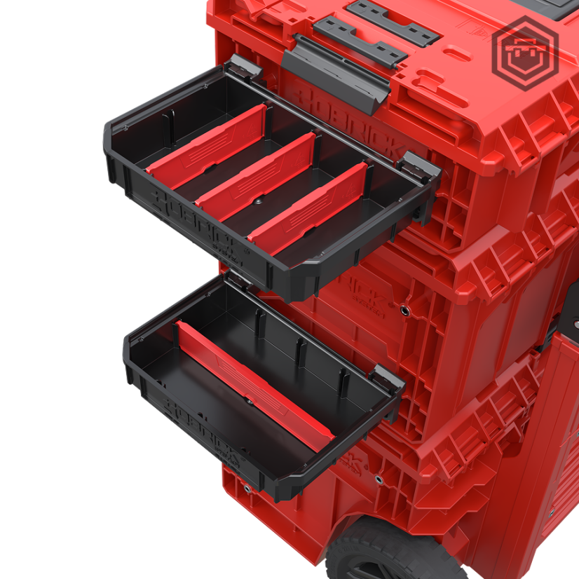 Dílenské police Custom Toolbox Shelf Set | Qbrick System