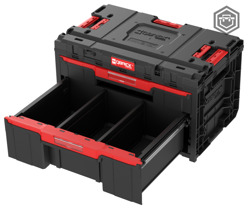 Qbrick System ONE Drawer Toolbox 2.0 (více variant) - Provedení: 2 Toolbox  2.0