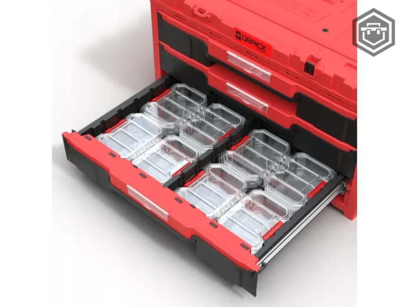 Qbrick Regular Organizer Compact Set 1 čirý/transparentní