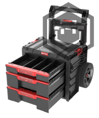 PRO Cart 2.0 Plus Drawer (2, 3, 3v2, 4, 5) | Qbrick System - Provedení: Drawer 3v2