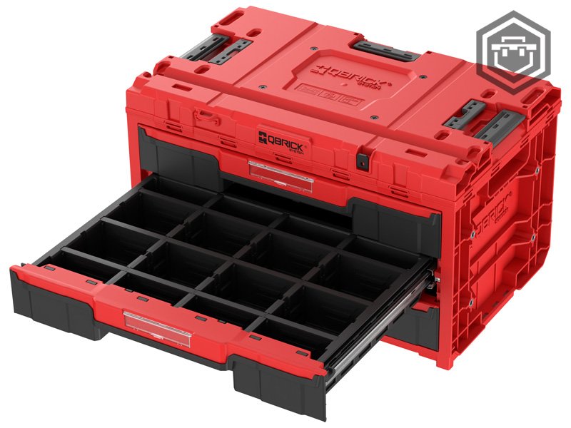 ONE Workshop Drawers Set 5 RED Ultra HD | Qbrick System