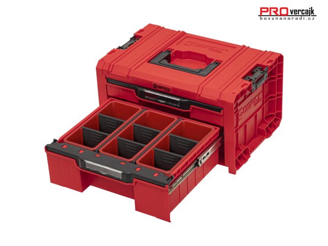 Qbrick PRO RED Drawer Toolbox 2 (2.0) - Provedení: 2 Expert 2.0