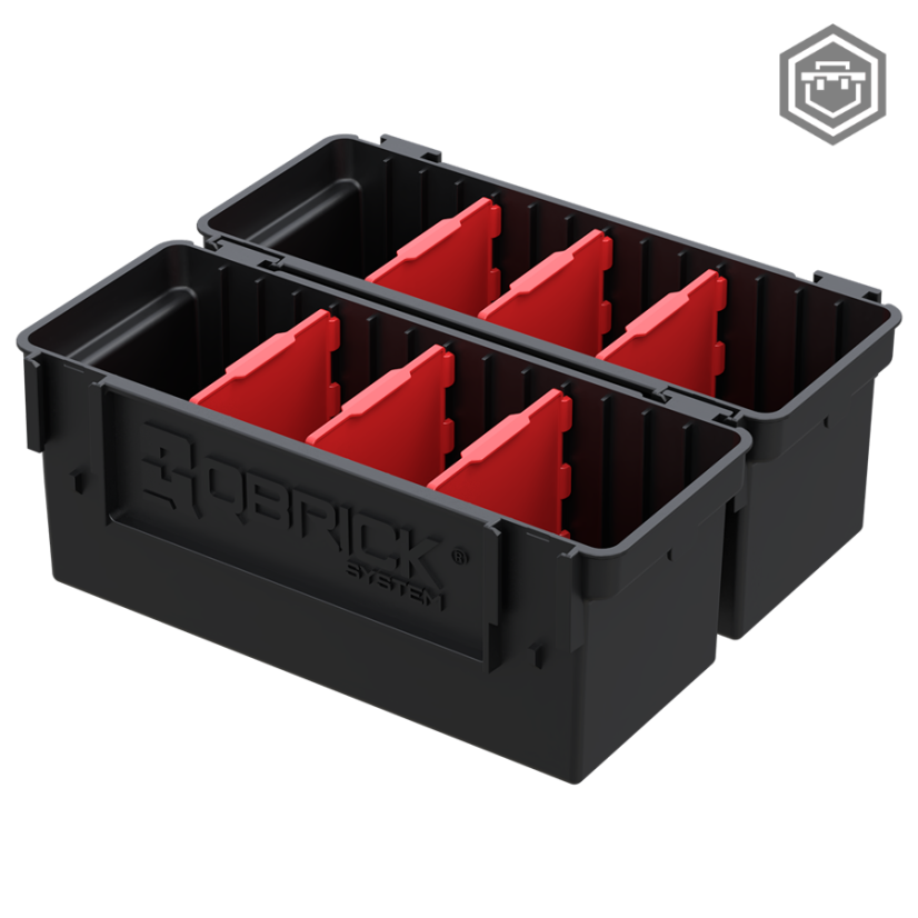 Hluboký kontejner Custom Deep Modular Bin Set | Qbrick System