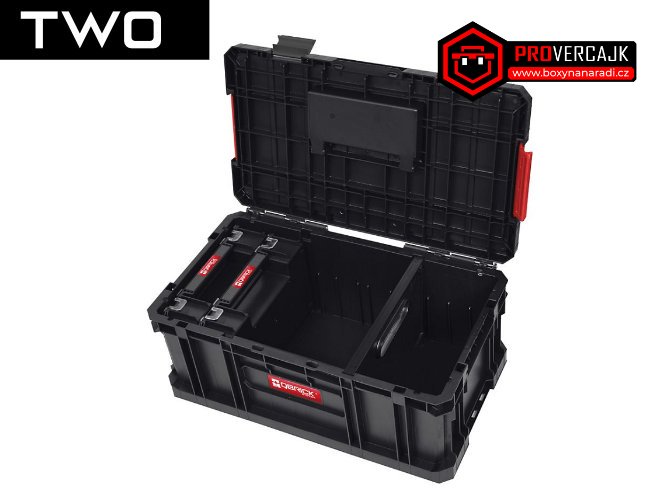Qbrick System TWO TOOLBOX (více kombinací) - Výbava: 1x přepážka + 2x organizer MULTI