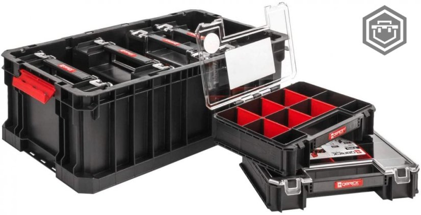 Qbrick System TWO Box 200 (více variant) - Výbava: 2x přepážka