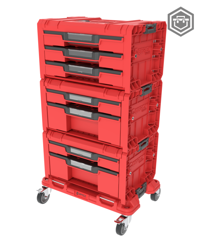 PRO DRAWER Workshop Set 3 2.0 RED Ultra HD  | Qbrick System