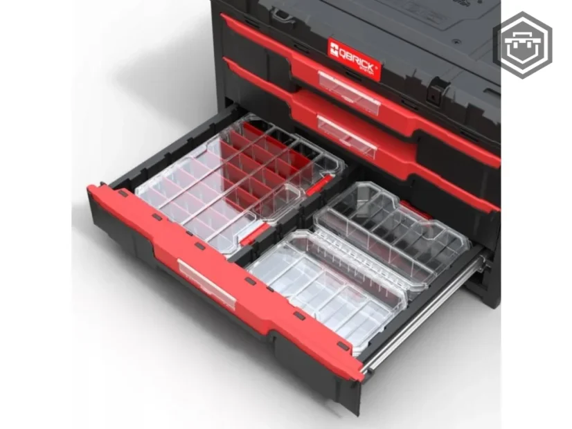 Qbrick Regular Organizer Compact Set 1 čirý/transparentní