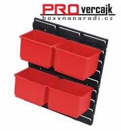 Qbrick System Kontejnery hluboké (více variant) - Výbava: Komplet + montážní deska