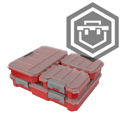 Qbrick Regular Organizer Compact Set 1 - Barva: Černá