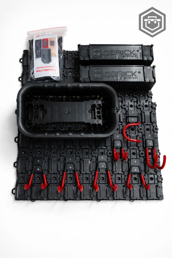Sestava na stěnu Custom Pegboard Starter Set | Qbrick System