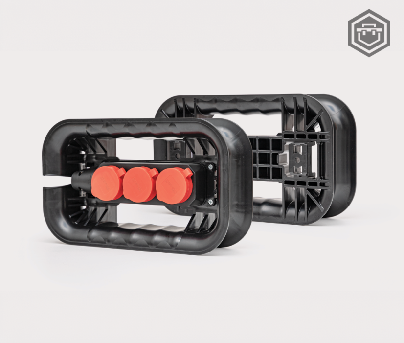 Cable Winder+ Navíječ kabelů se zásuvkovou lištou | Qbrick System