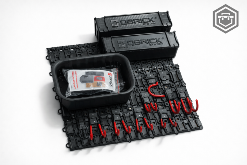 Sestava na stěnu Custom Pegboard Starter Set | Qbrick System