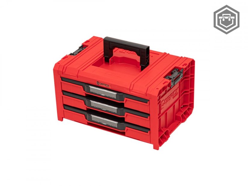 PRO Drawer 3 Toolbox 2.0 RED Ultra HD |Qbrick System