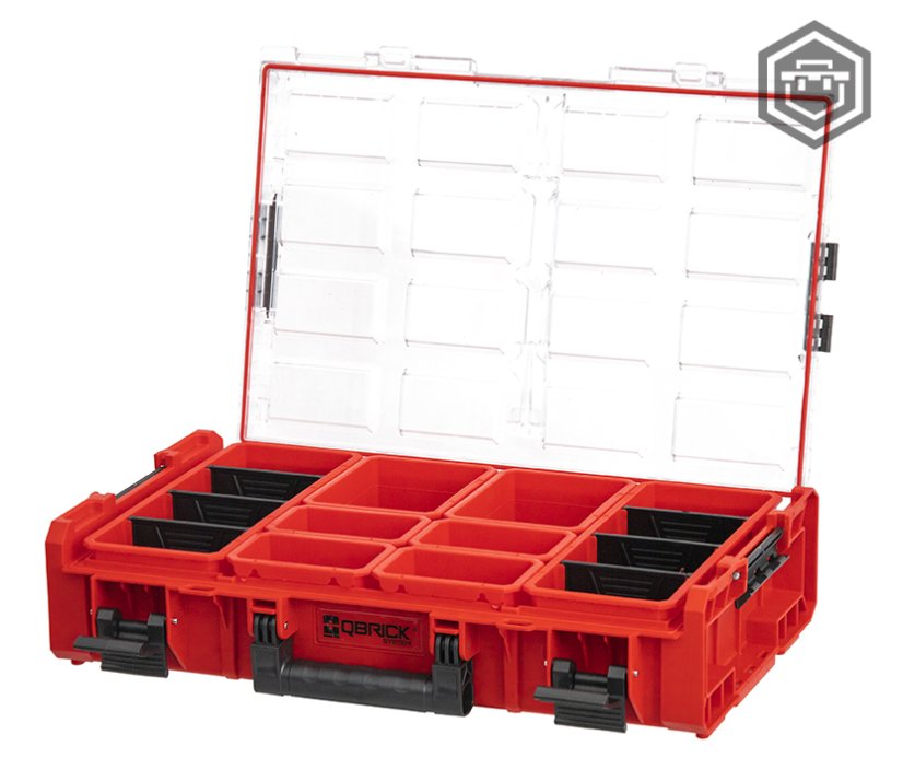 Qbrick System ONE RED Organizer XL (více variant) - Výbava: MIX (kontejnery)