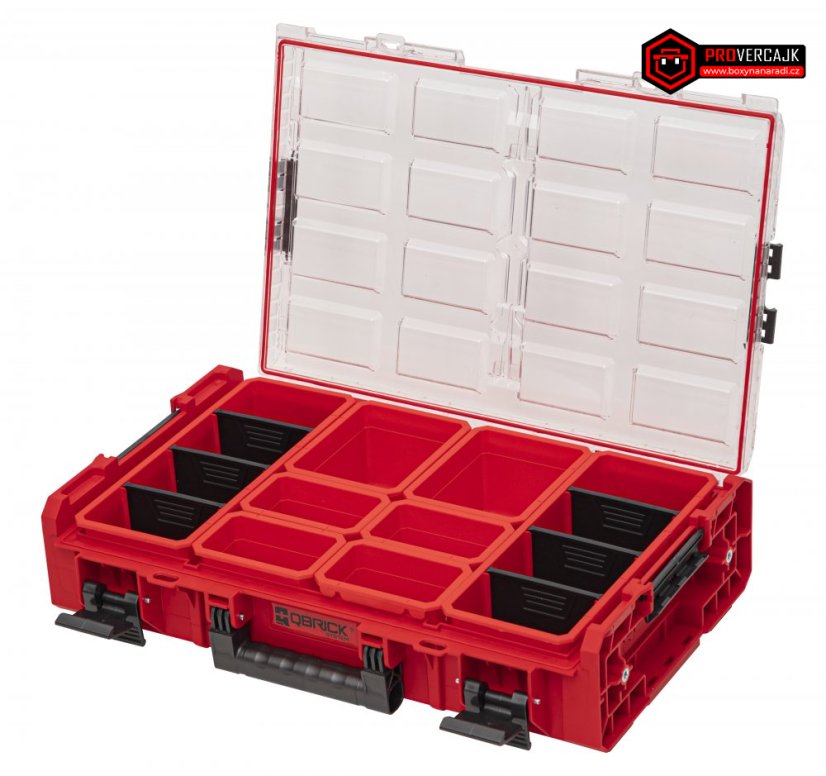 Qbrick Systém ONE Red Organizer XL 2.0 (více variant) - Výbava: Kontejnery