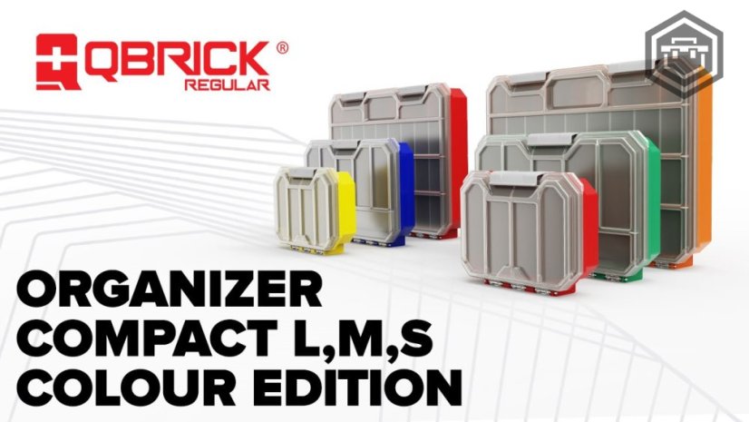 Qbrick Regular Organizer Compact Set 1 - Barva: Černá