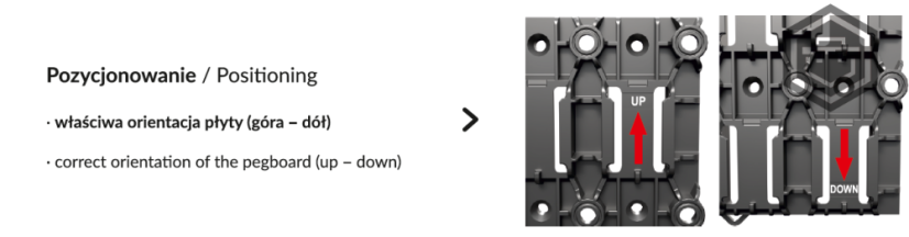 Qbrick System Custom Pegboard (sada 2 ks)