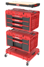 ONE Workshop Drawers Set 5 RED Ultra HD | Qbrick System
