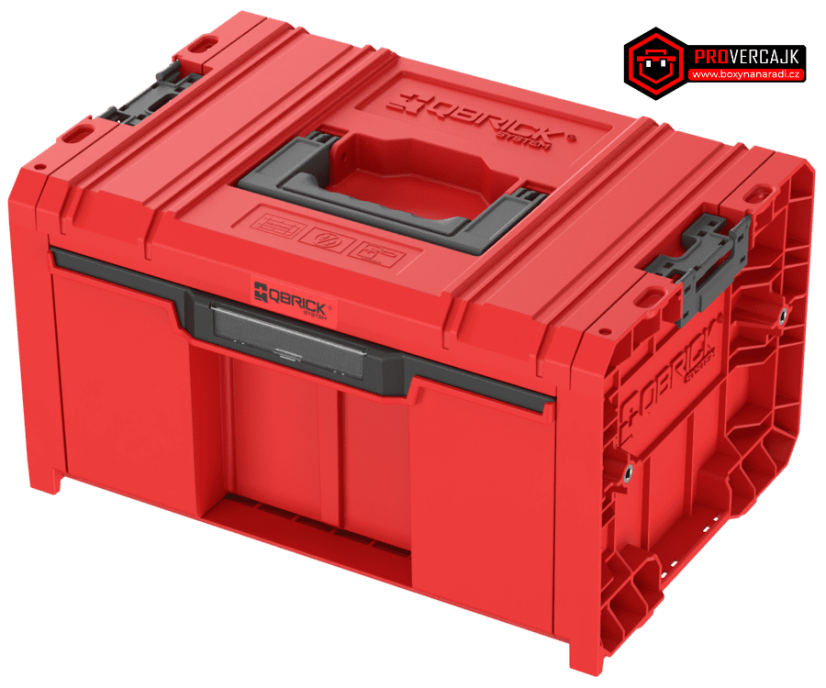 Qbrick System PRO Drawer 1 Toolbox 2.0 RED