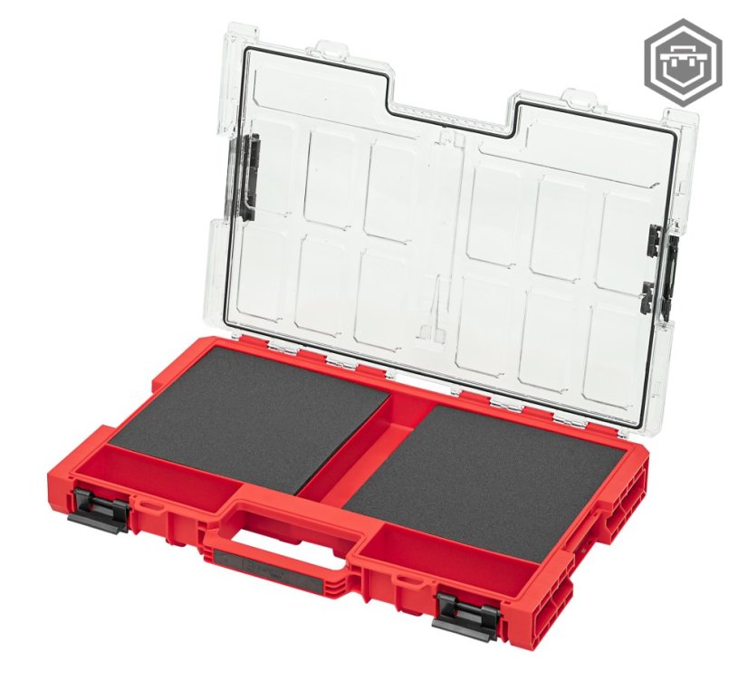 ONE Organizer L MFI 2.0 RED pěnová výplň | Qbrick System - Výbava: MFI - pěnová výplň 2.0 (nové zavírání)