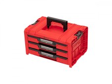 PRO RED Drawer 3 Toolbox 2.0 |Qbrick System