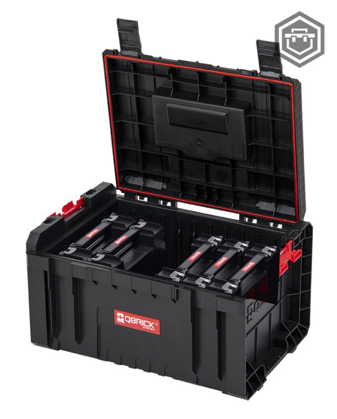 PRO Toolbox 2.0 + 5x organizer MULTI | Qbrick System - Výbava: 5x organizer MULTI PRO