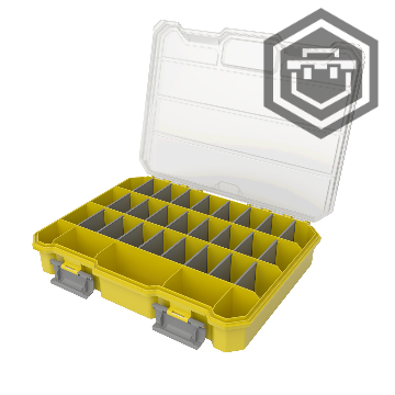 Qbrick Regular Organizer Compact Set 1 - Barva: Černá