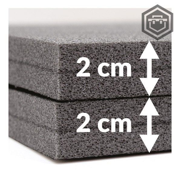 ONE Organizer L 2.0 MFI pěnová výplň | Qbrick System - Výbava: MFI - pěnová výplň 2.0 (nové zavírání)