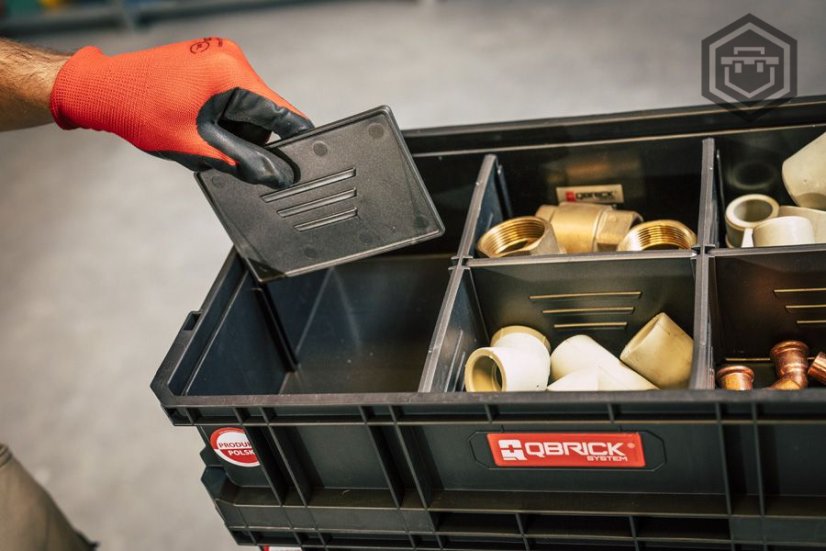 Qbrick System TWO Box 100 (více variant) - Výbava: Variabilní přepážky