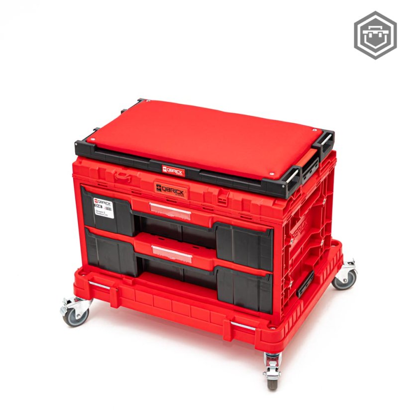 ONE Drawer Toolbox 2.0 RED Ultra HD | Qbrick System - Provedení: 3 Toolbox 2.0