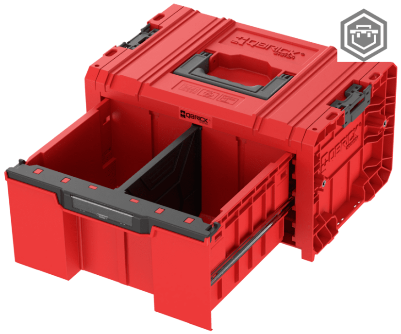 PRO Drawer 1 Toolbox 2.0 RED Ultra HD | Qbrick System