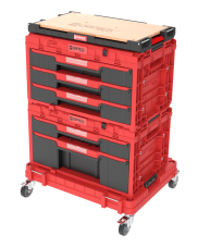 ONE Workshop Drawers Set 5 RED Ultra HD | Qbrick System