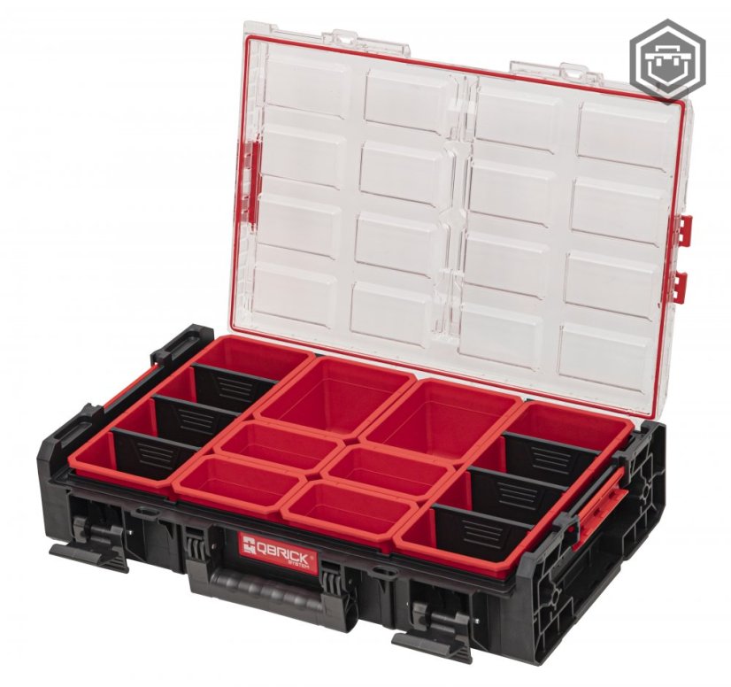 Qbrick System ONE Organizer XL 2.0 ( více variant ) - Výbava: Kontejnery EXTRA LONG (na šířku)