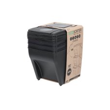 ECOsorter stohovatelný koš pro třídění odpadu 25l