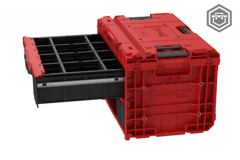 ONE Drawer Toolbox 2.0 RED Ultra HD | Qbrick System - Provedení: 3 Toolbox 2.0