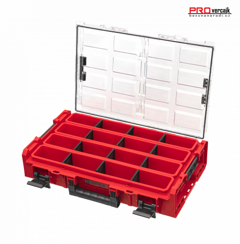 Qbrick ONE RED Organizer XL (více variant) - Výbava: Kontejnery EXTRA LONG