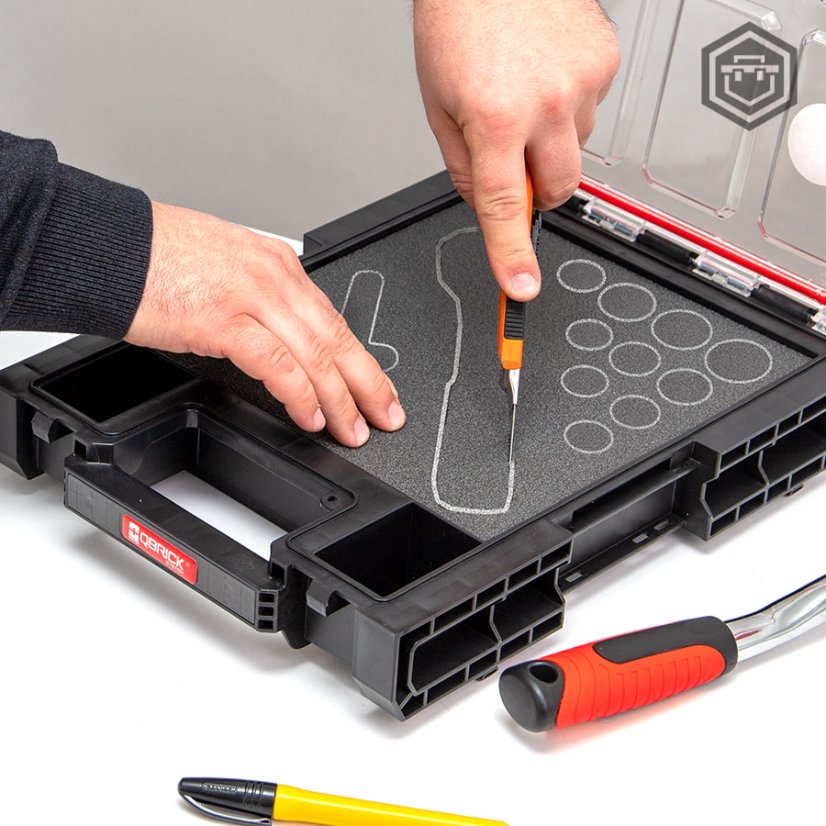 Qbrick System Náhradní MFI pěnová výplň (více variant) - Provedení: Komplet do Organizeru ONE XL