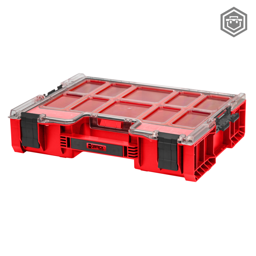 PRO Organizer 300 RED Ultra HD (více variant) | Qbrick System - Výbava: MFI - pěnová výplň (vícevrstvá)