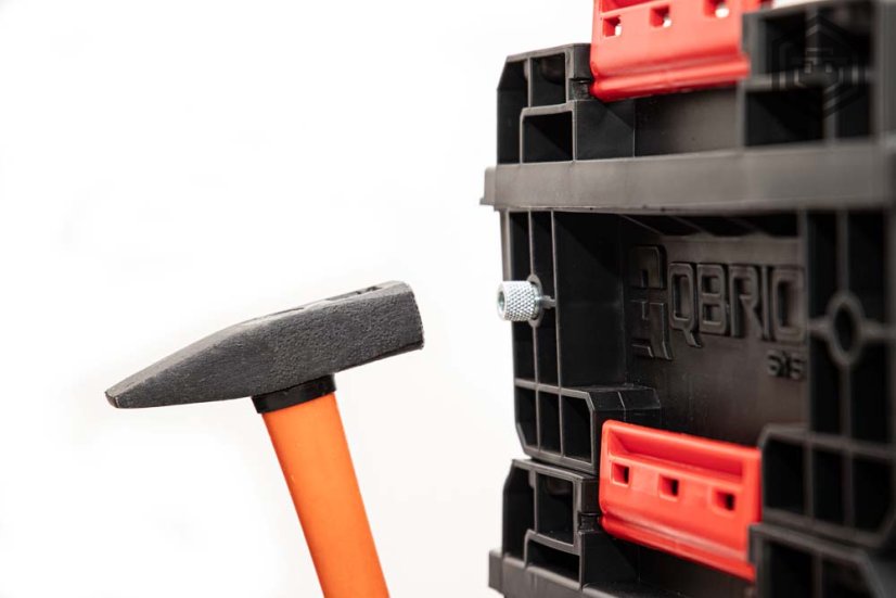 Custom konektory - sety | Qbrick System - Sestava: Sada na stěnu / desku (Set B)