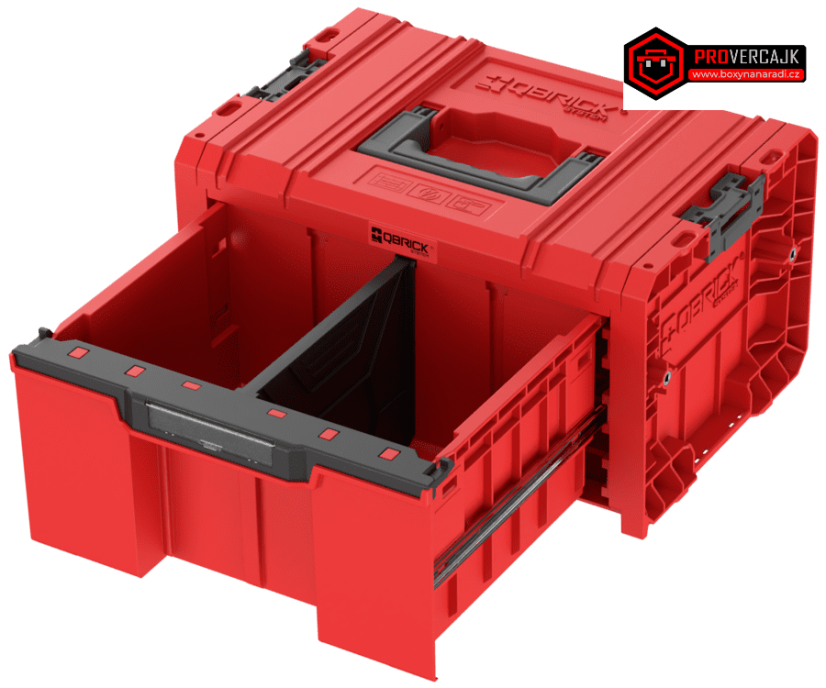 Qbrick System PRO Drawer 1 Toolbox 2.0 RED