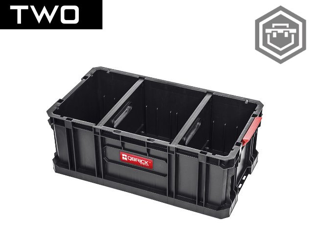 Qbrick System TWO Box 200 (více variant) - Výbava: 2x přepážka